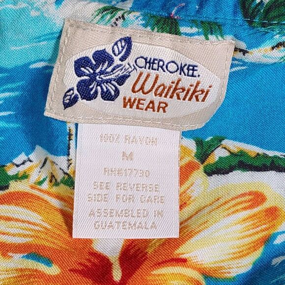 Cherokee Waikiki Wear Hawaiian button down shirt - Picture 5 of 7